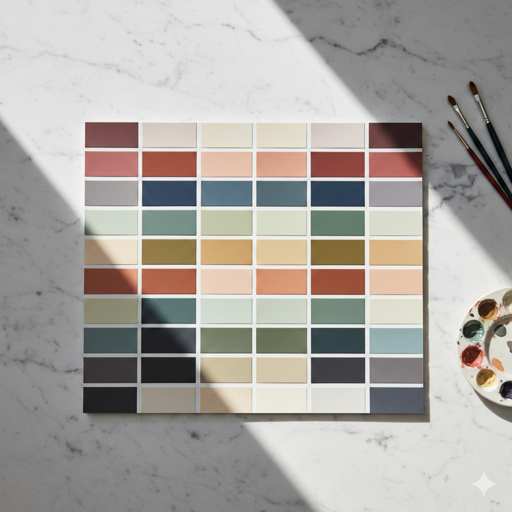 Curated Whole House Paint Palettes That Actually Work Together gemini generated image y136moy136moy136