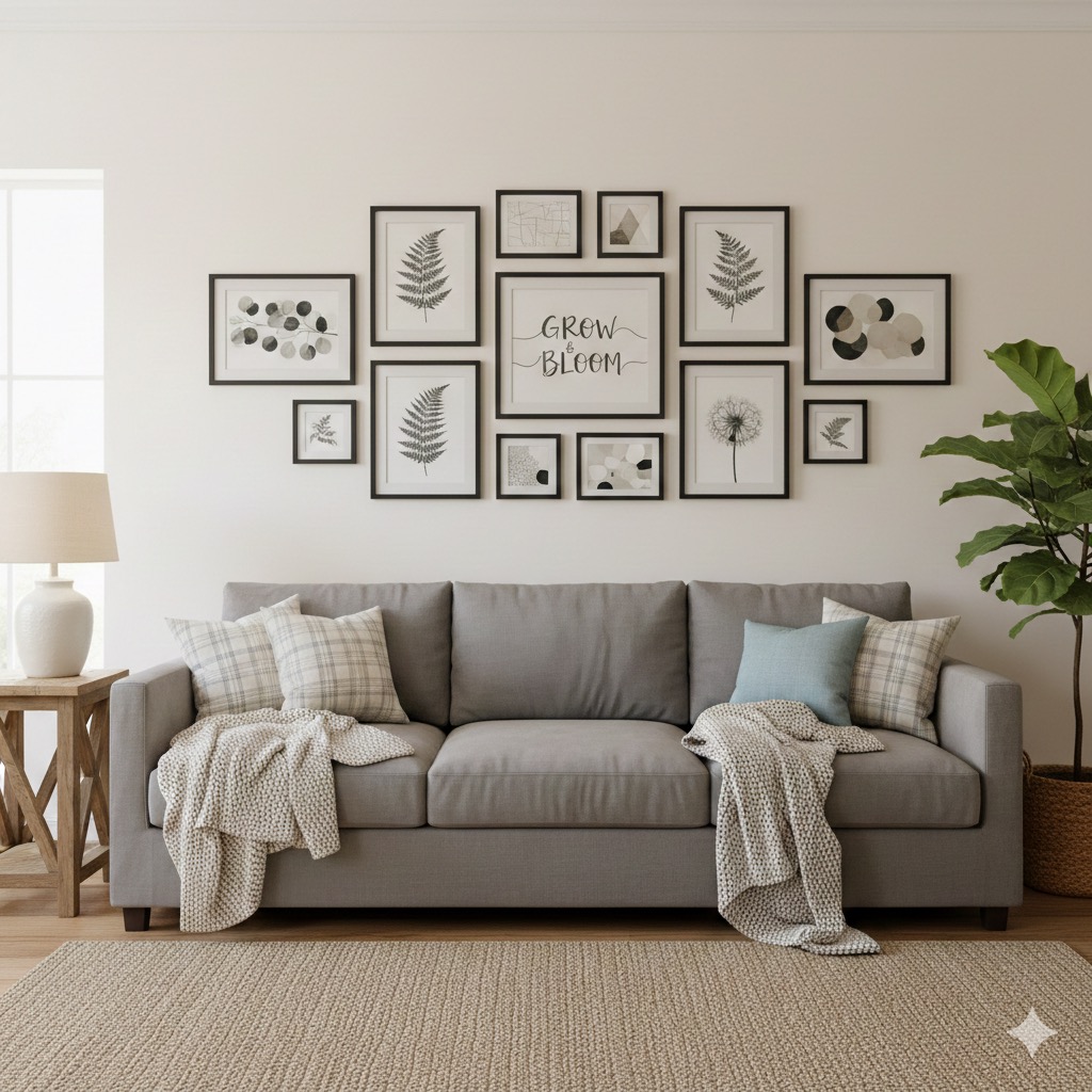 13 Above Sofa Wall Decor Ideas That Will Transform Your Living Room img 6375