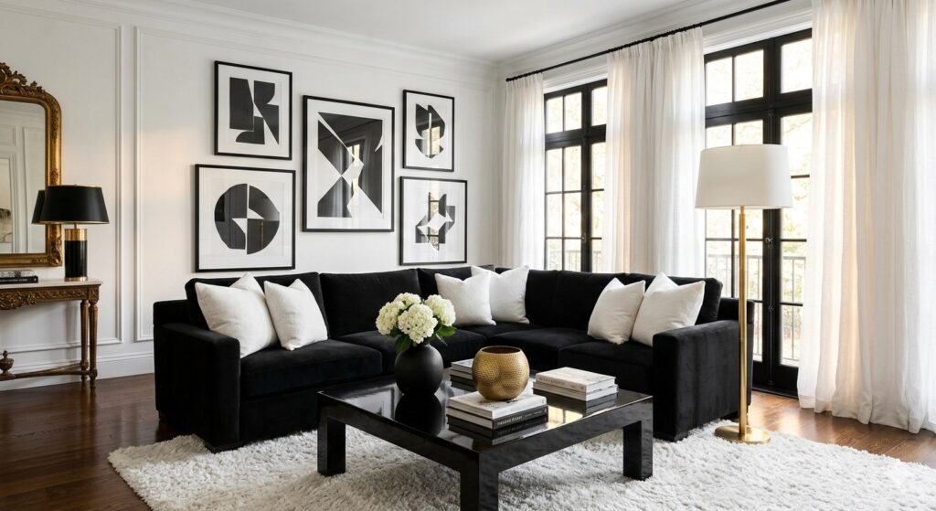 How to Build a High Contrast Living Room That Actually Works img 7302