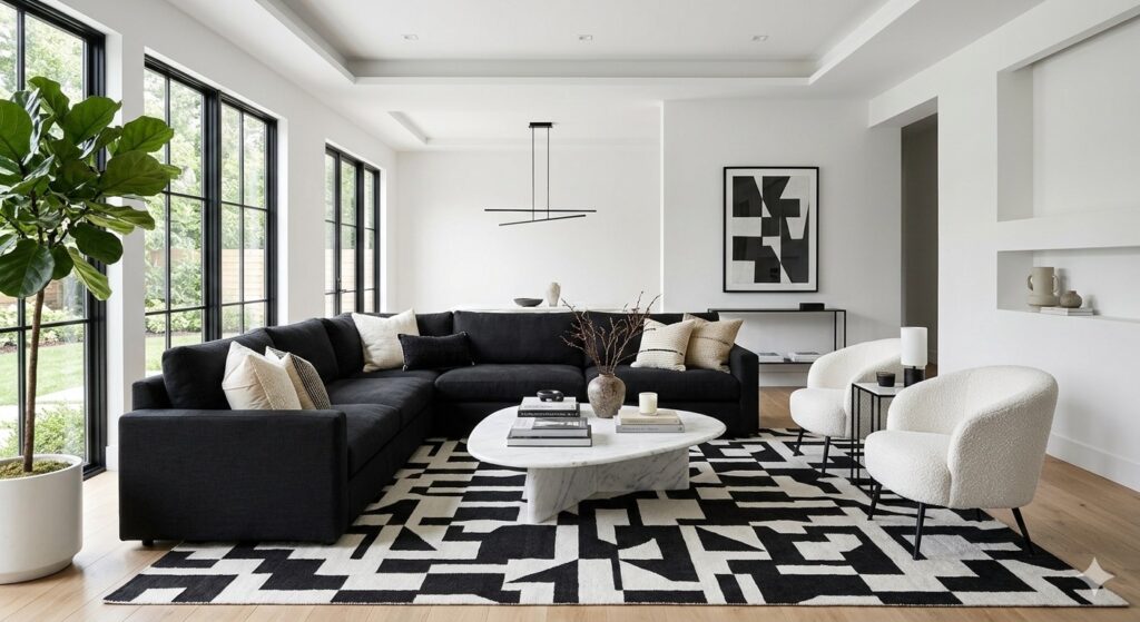 How to Build a High Contrast Living Room That Actually Works img 7309