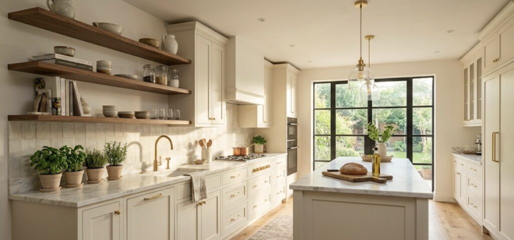 13 Cream and Walnut Kitchen Decor Ideas That Make Family Meals Feel Special screenshot