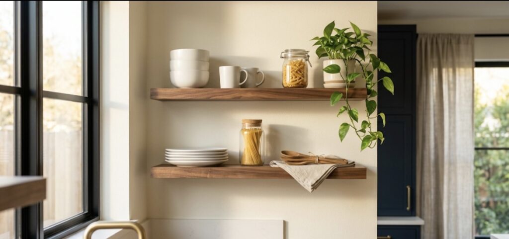 13 Cream and Walnut Kitchen Decor Ideas That Make Family Meals Feel Special screenshot