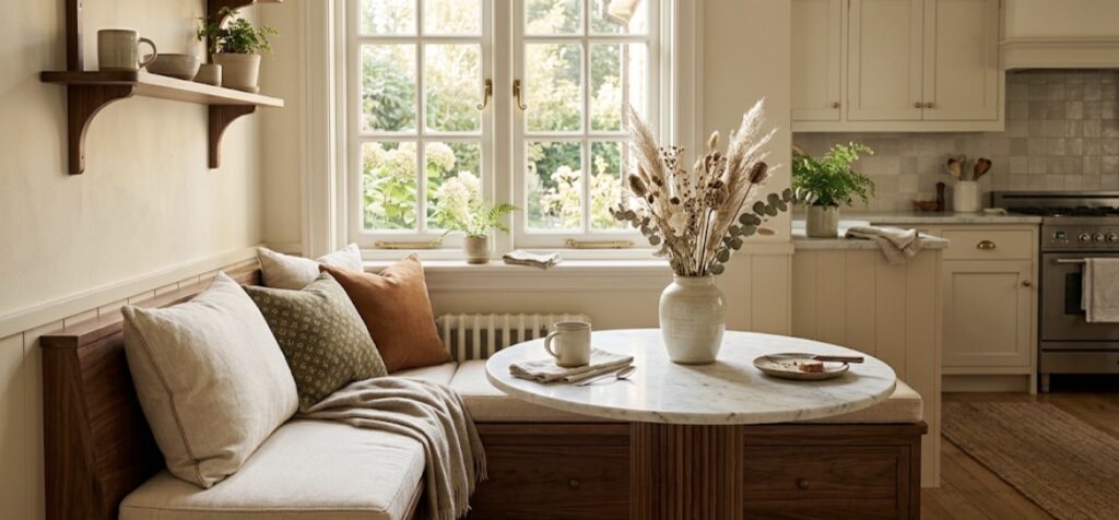 13 Cream and Walnut Kitchen Decor Ideas That Make Family Meals Feel Special screenshot