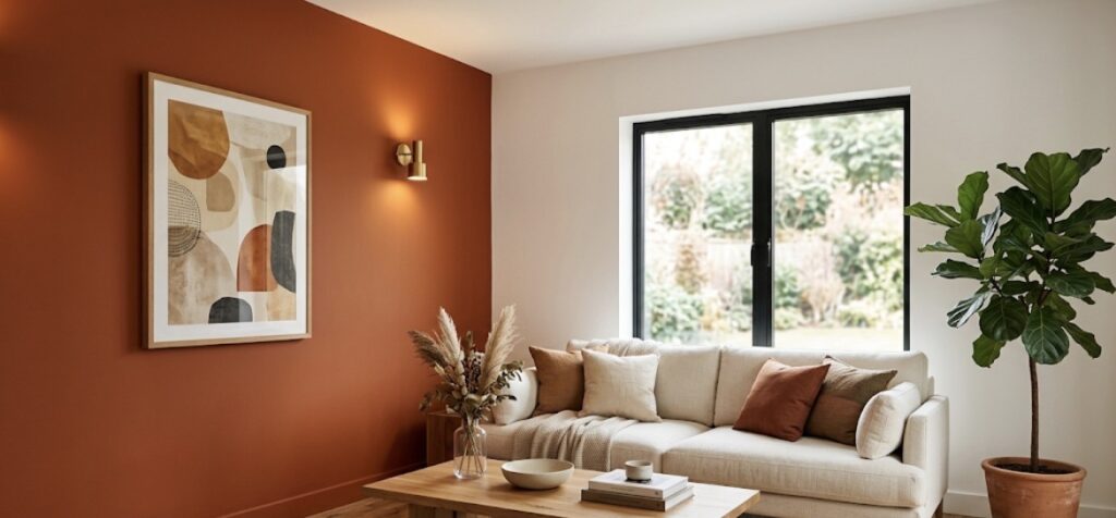 13 Terracotta Living Room Ideas screenshot