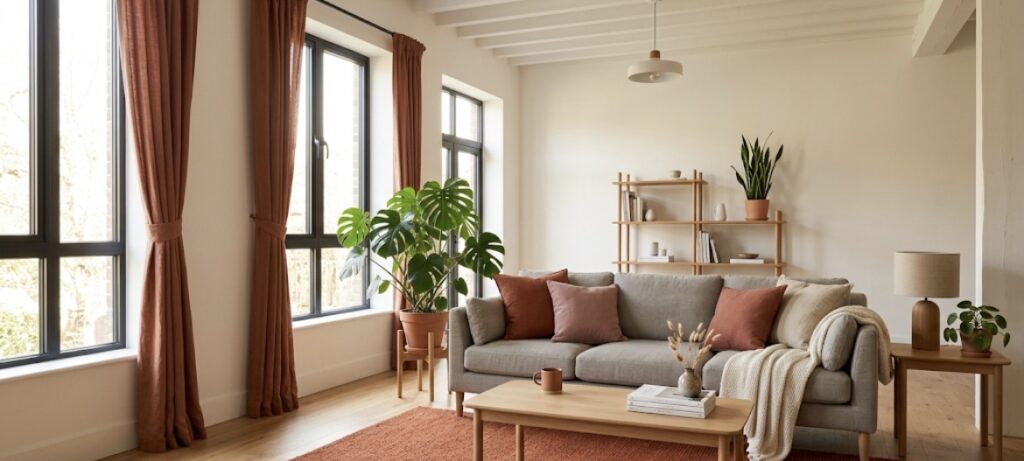 13 Terracotta Living Room Ideas screenshot