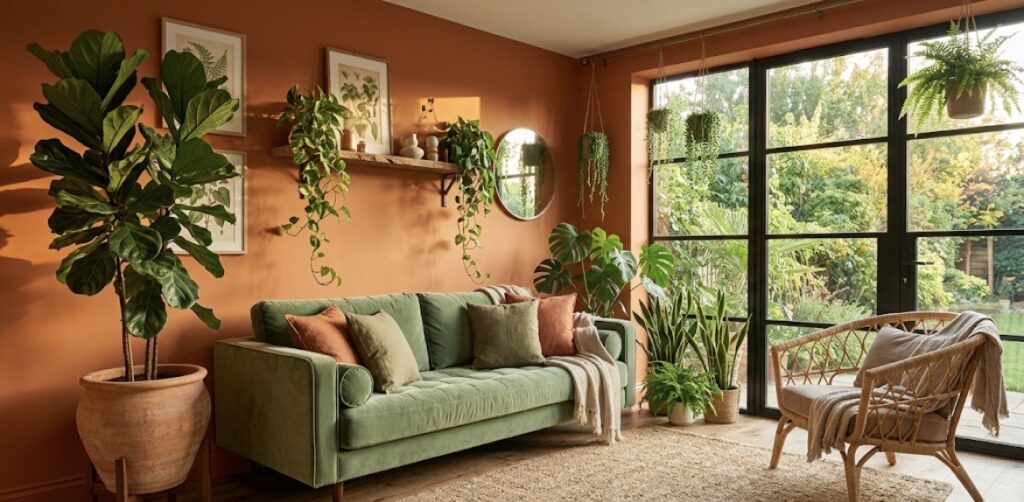 13 Terracotta Living Room Ideas screenshot