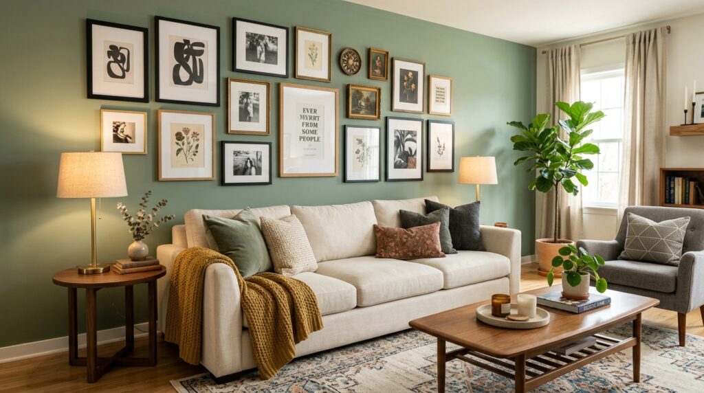 living room with sage green 202605210944