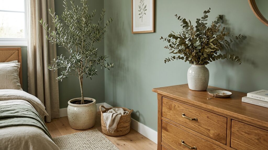 olive tree in sage bedroom 202605211348
