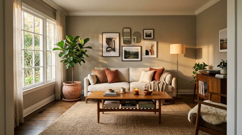 How to Style a Grey Living Room You'll Actually Love image