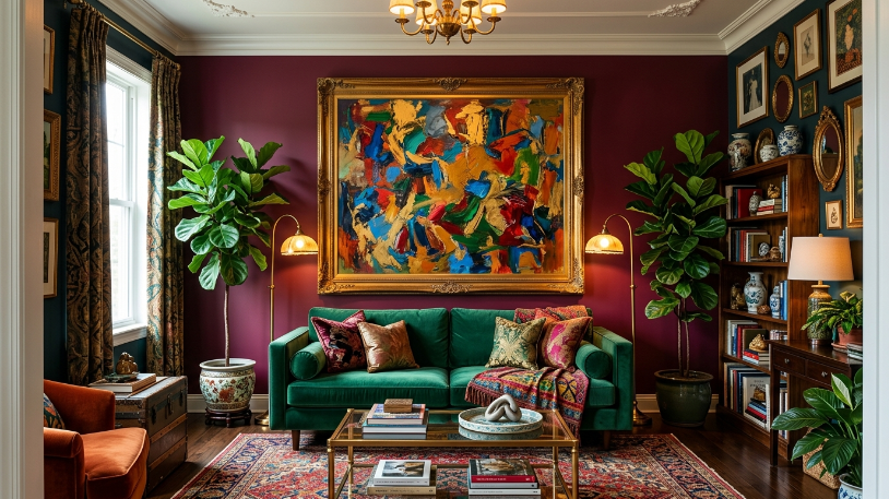 10 Lush Maximalist Living Room Ideas You Will Love image