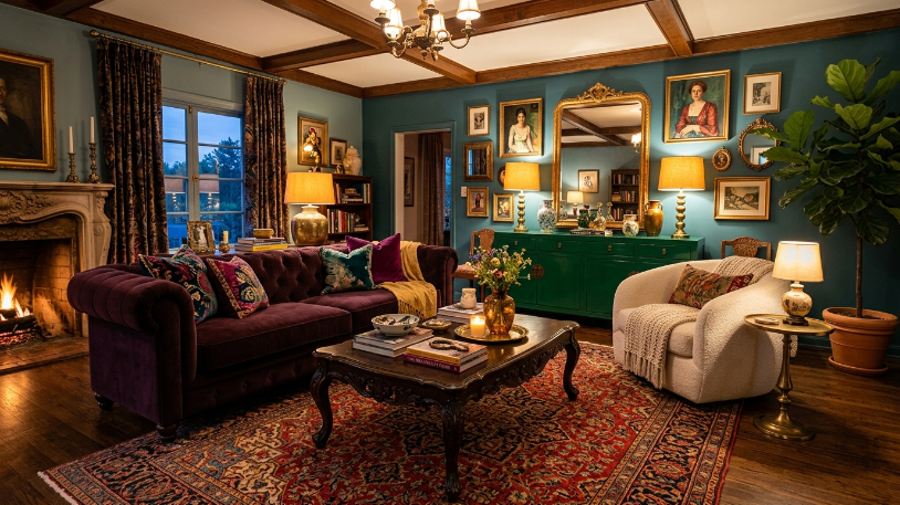 10 Lush Maximalist Living Room Ideas You Will Love image