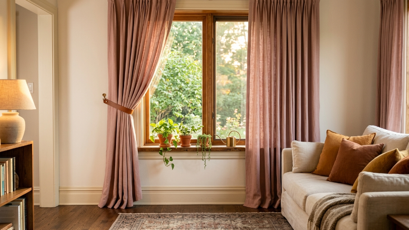 How to Style Curtains the Way Interior Designers Do image