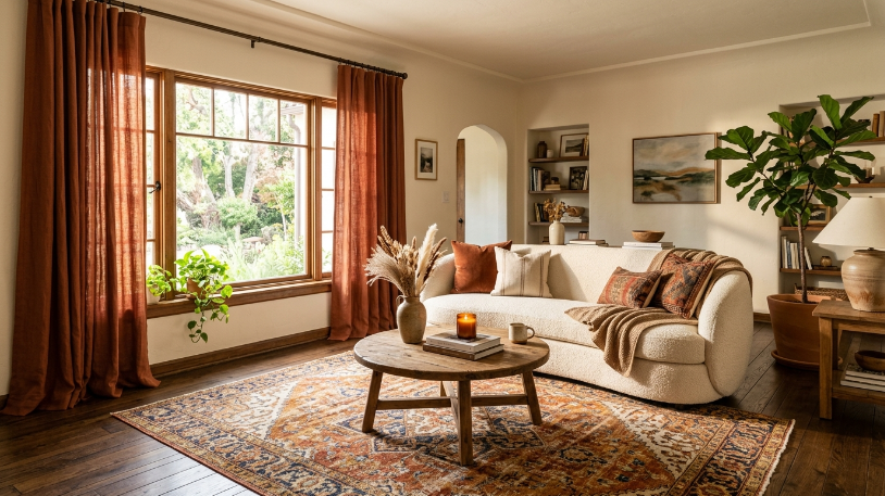 How to Style Curtains the Way Interior Designers Do image