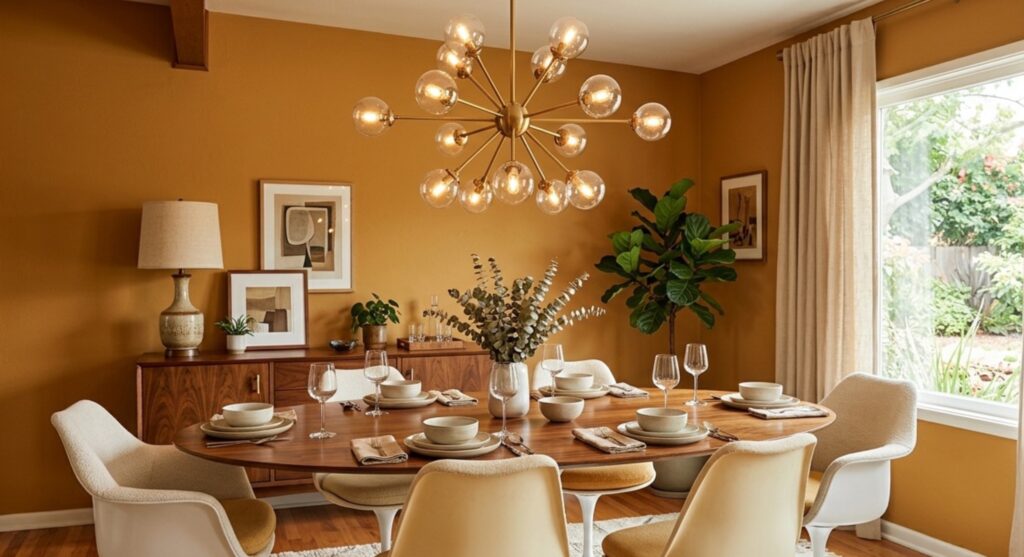 13 Mid-Century Modern Interior Ideas with Warm Tones photo output