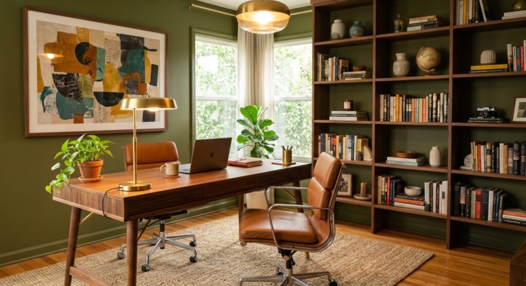 13 Mid-Century Modern Interior Ideas with Warm Tones photo output