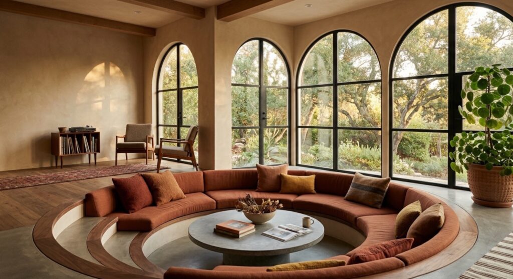 13 Mid-Century Modern Interior Ideas with Warm Tones photo output