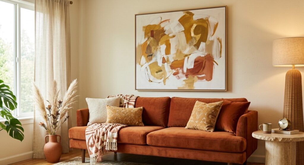 13 Mid-Century Modern Interior Ideas with Warm Tones photo output
