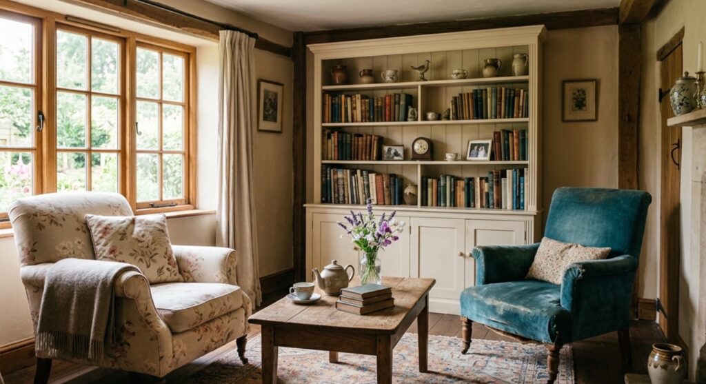 How to Style an English Cottage Living Room (That Feels Warm, Personal, and Totally You) photo output